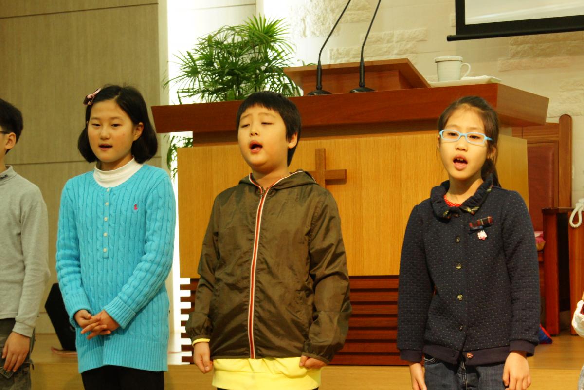 2011년 11월 6일 아동부헌신예배