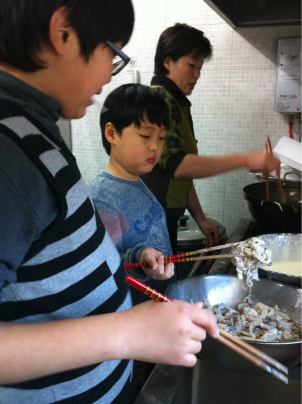 2012년 2월 18일 간식만들기