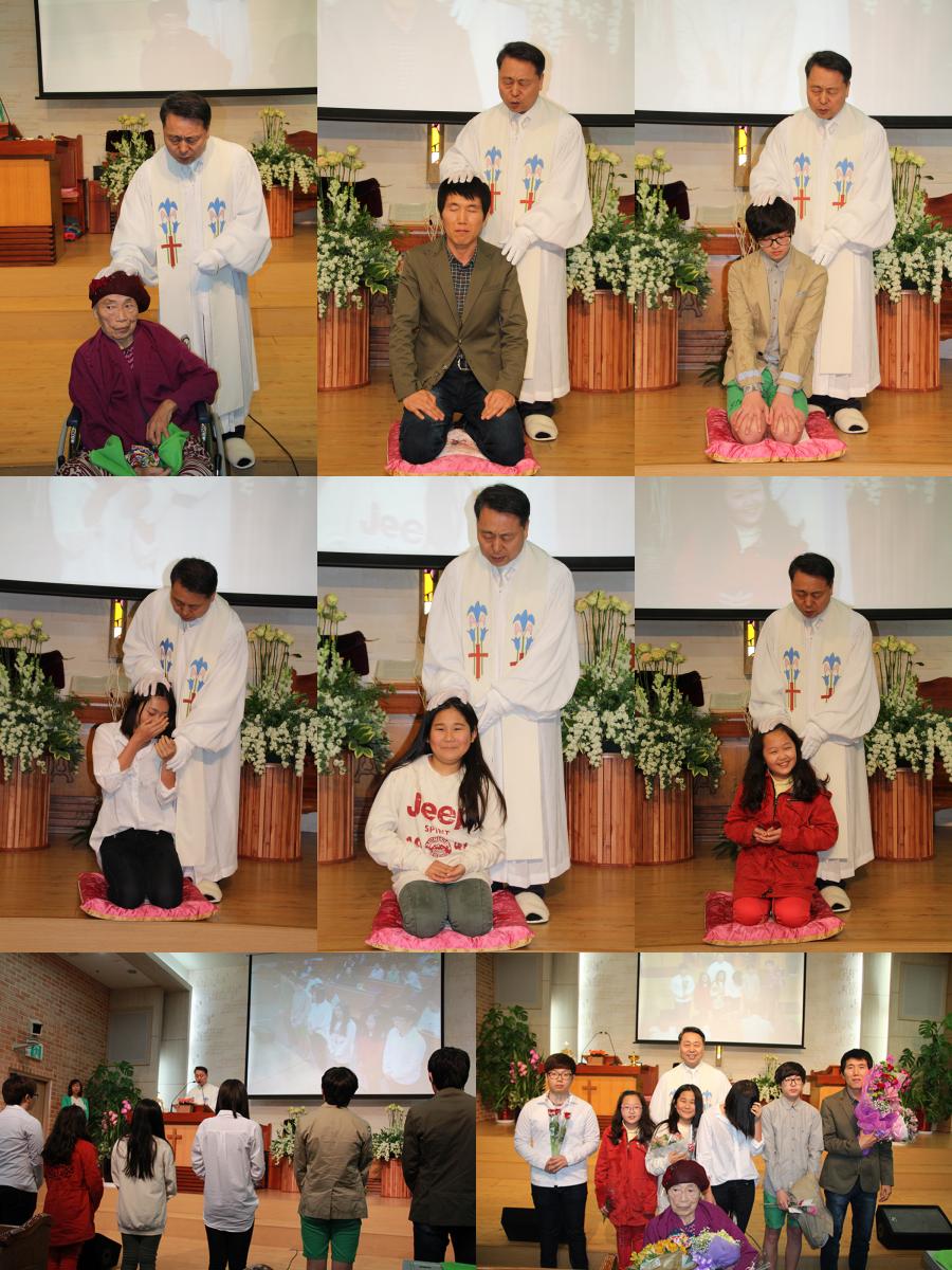 2014년 4월 20일 부활주일(세례예식,축하공연)