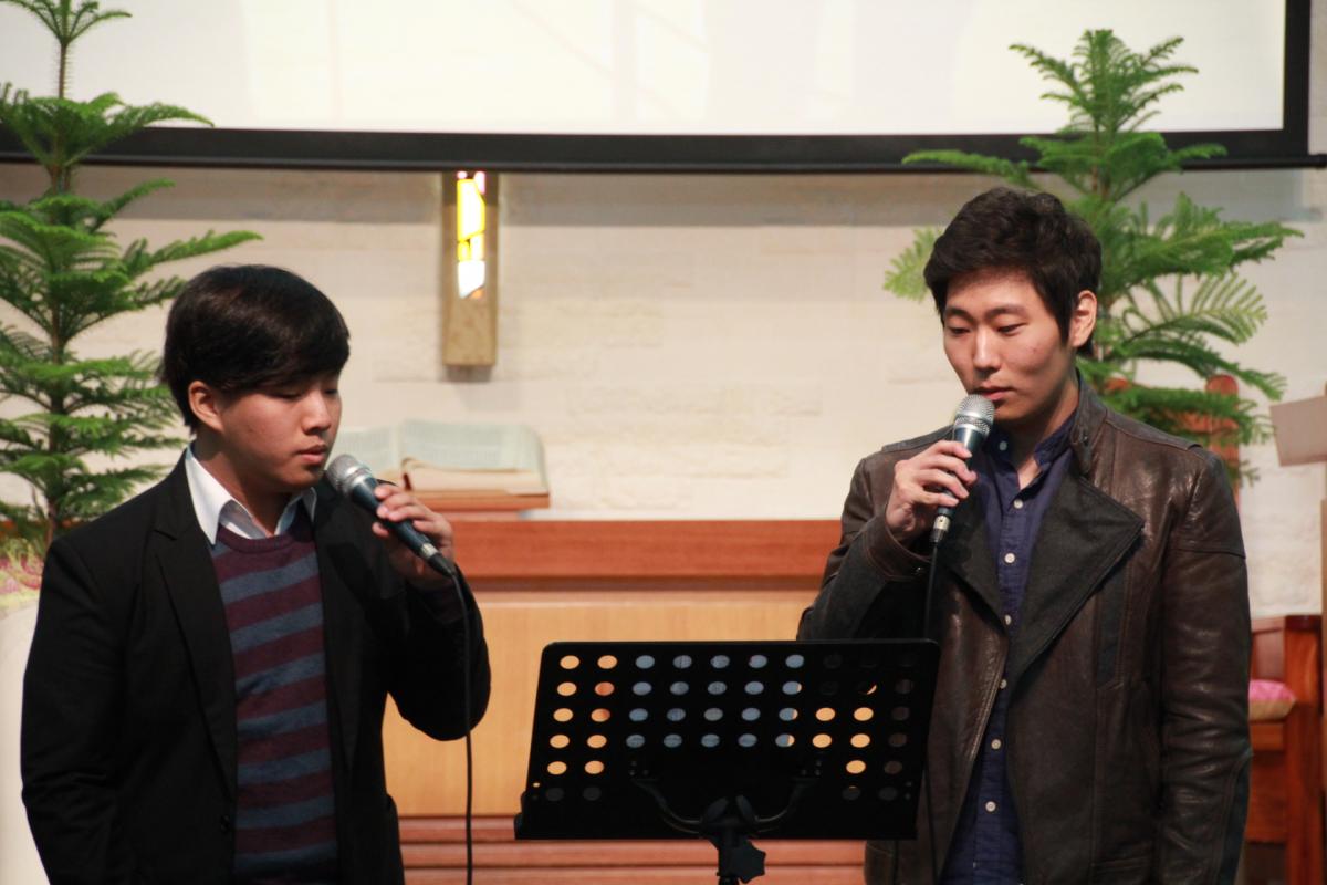141019 성무승엽찬양&하율첫인사